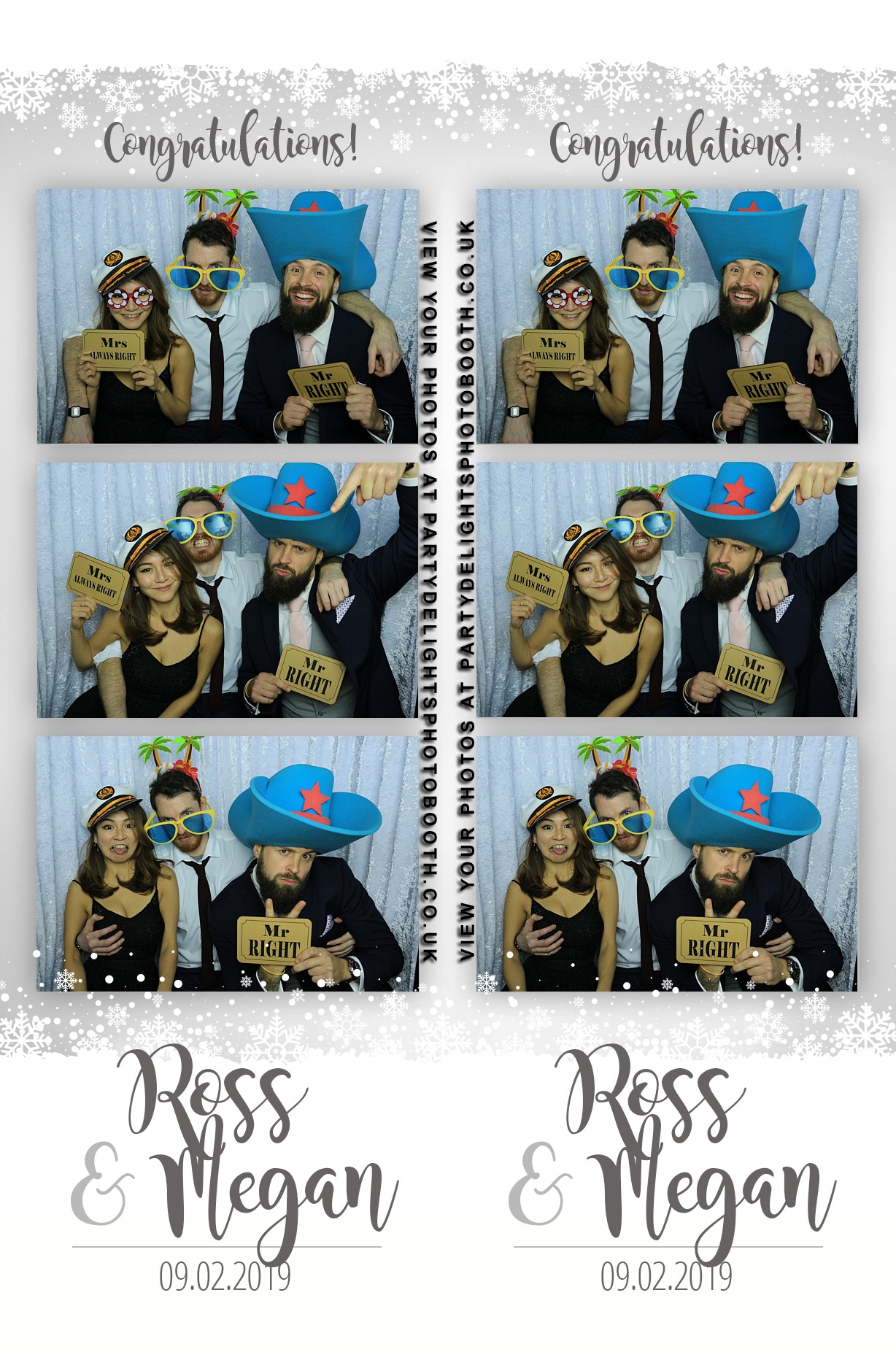 Ross and Megan’s Wedding - Prints | View more photos from the event at gallery.partydelightsphotobooth.co.uk/u/PartyDelightsPhotoBooth/Ross-and-Megan’s-Wedding-Prints